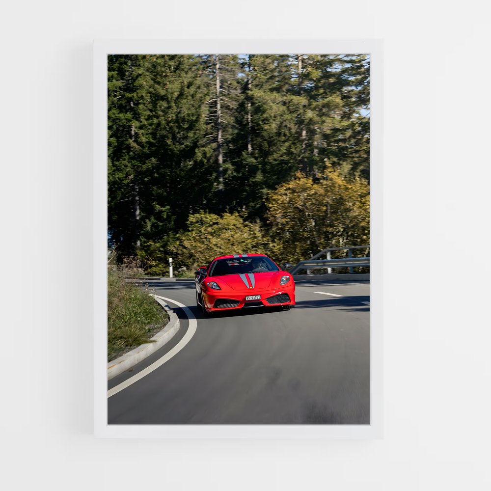 Poster scuderia de Vitesse – affiche Ferrari (vue 3)